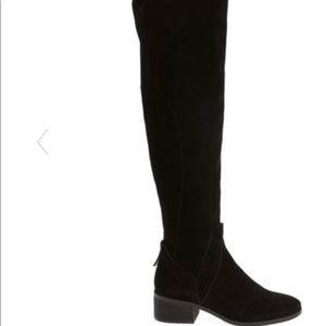Vince Camuto Suede Leather Over the Knee Boot